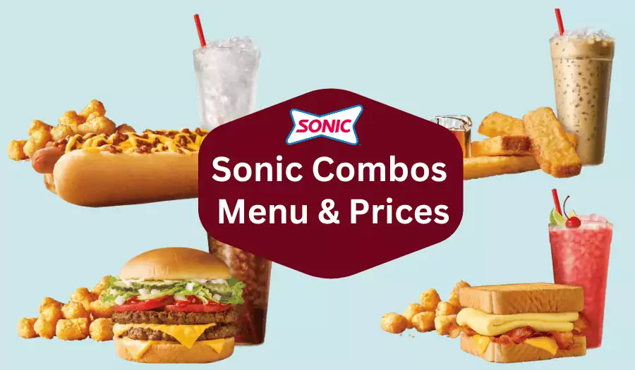 Sonic Combos Menu with Prices