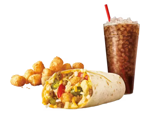Sonic Super SONIC Breakfast Burrito Combo